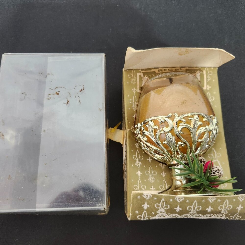Vintage Regal Bayberry Scented Brandy Candle